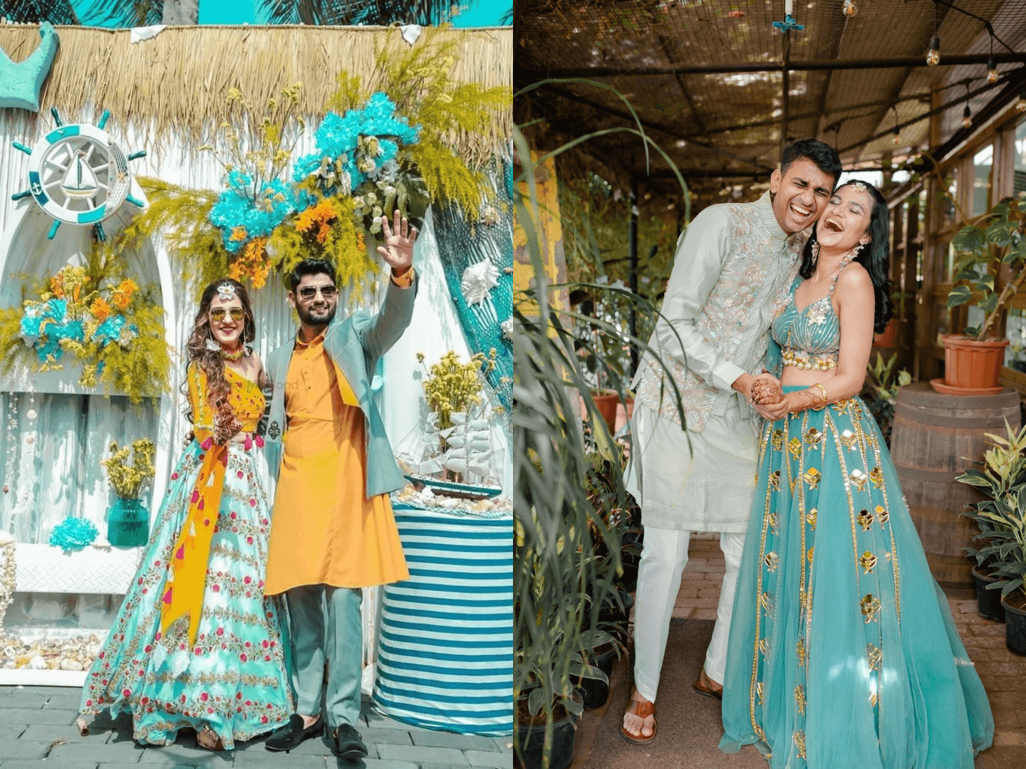 Creative Mehndi & Haldi Ideas Couples Will Love