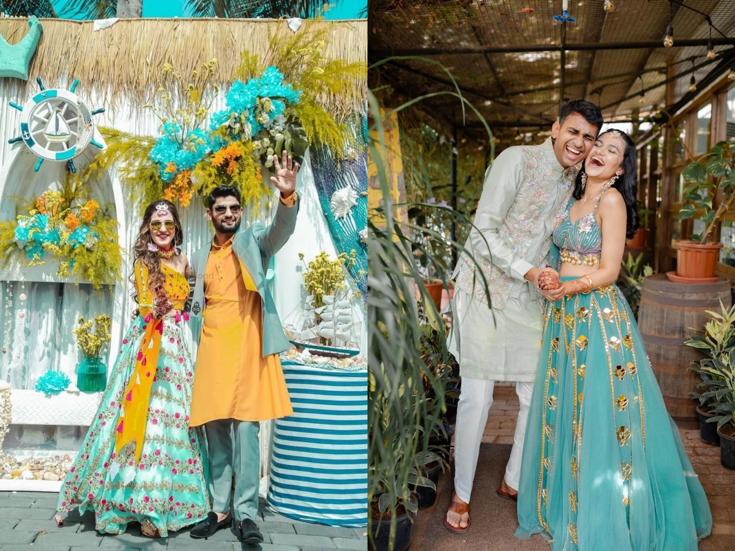 Creative Mehndi & Haldi Ideas Couples Will Love