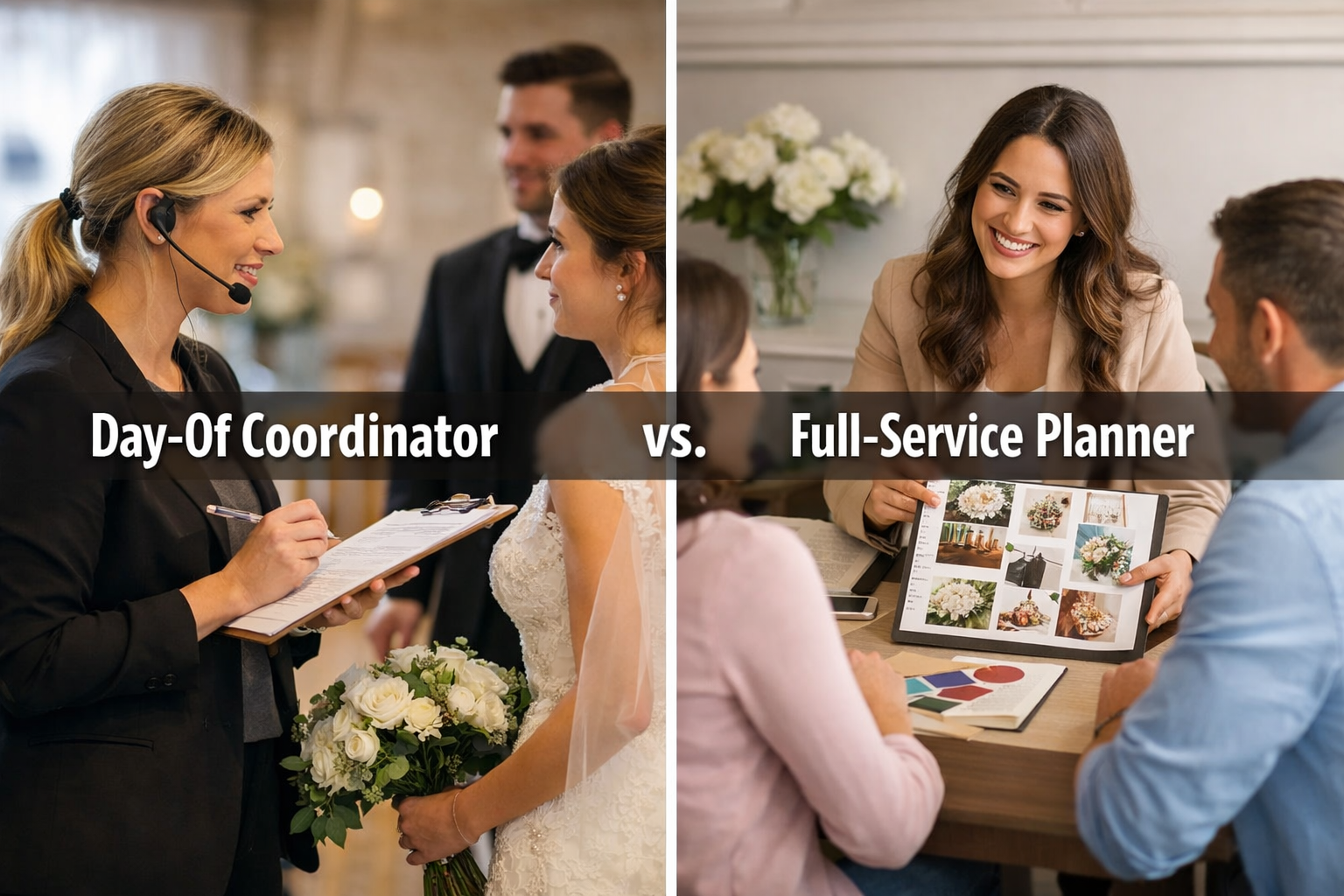 Day-Of Wedding Coordinator vs. Full-Service Planner — What’s the Difference?