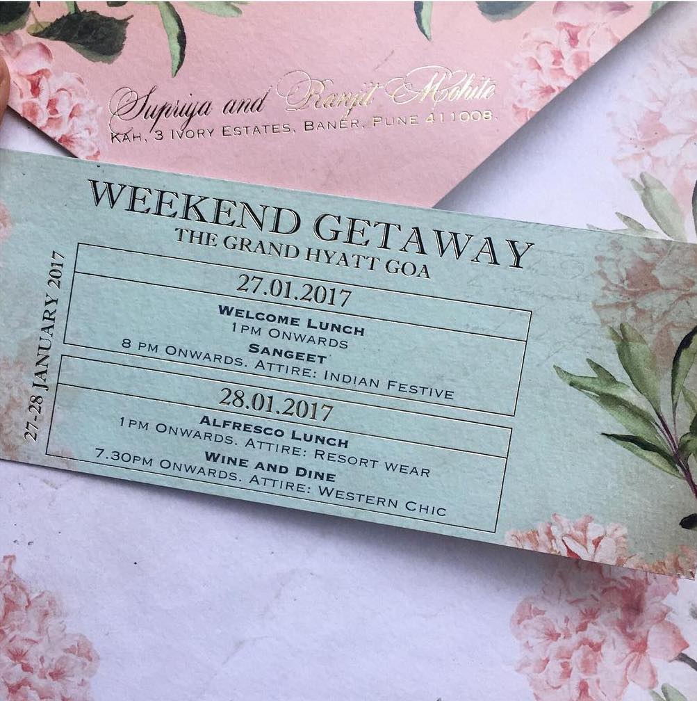 QUIRKY WEDDING INVITATION IDEAS