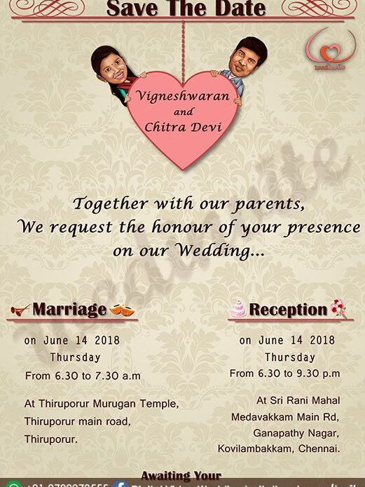 Digital Wedding Invitation