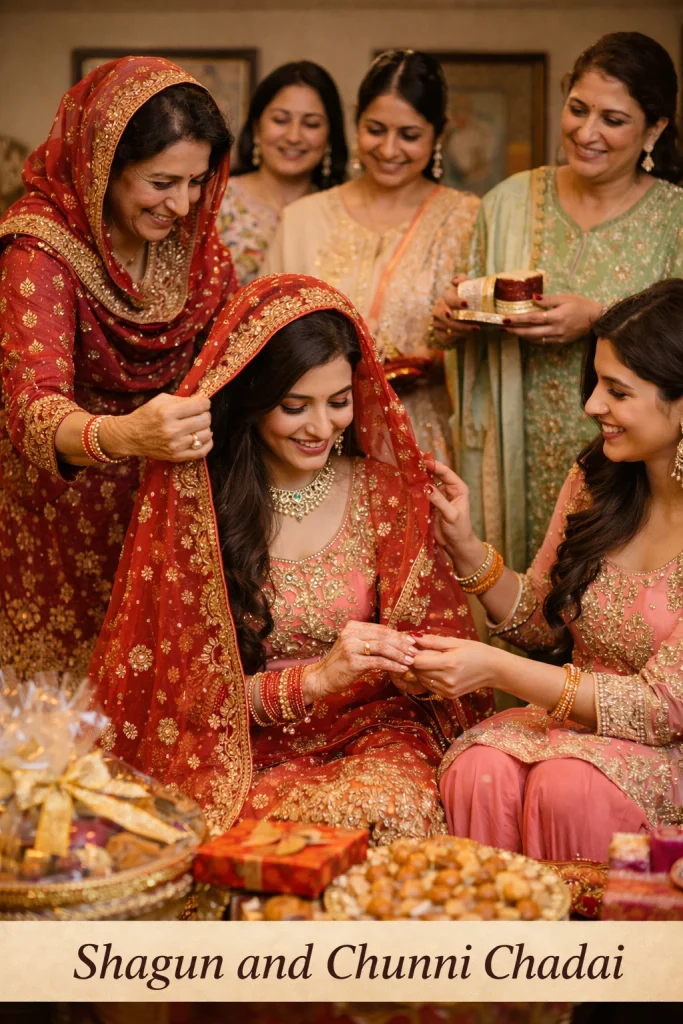 Shagun and Chunni Chadai