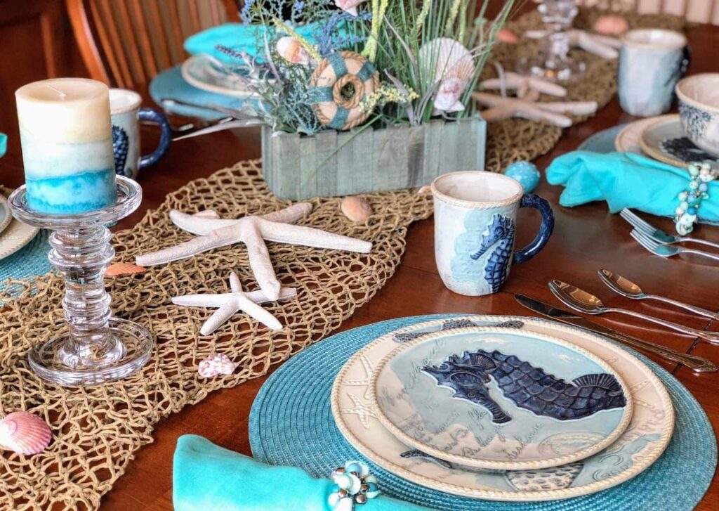coastal dinnerware from cracker barrel