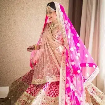 One over the head and the other over the shoulder and arm from behind ventured out from home Dupatta