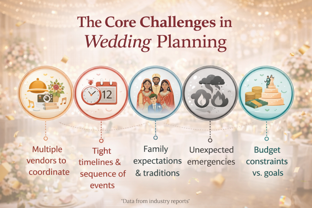 The Core Challenges in Wedding Planning
