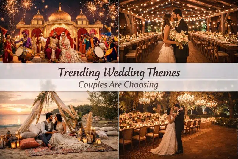Trending Wedding Themes Couples Are Choosing