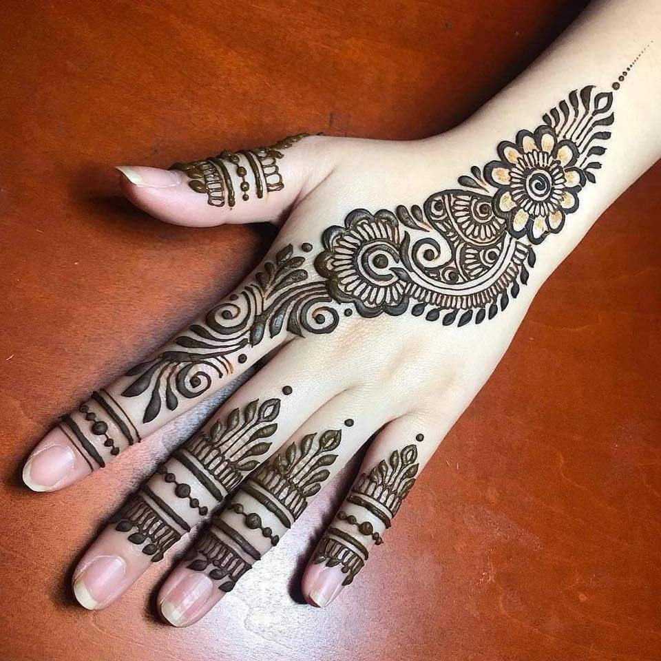 Arabic Mehendi Designs For Bride