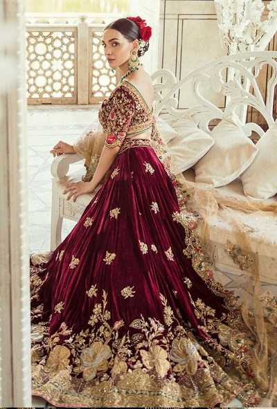 DOLL YOURSELF UP WITH THIS VELVET LEHENGA
