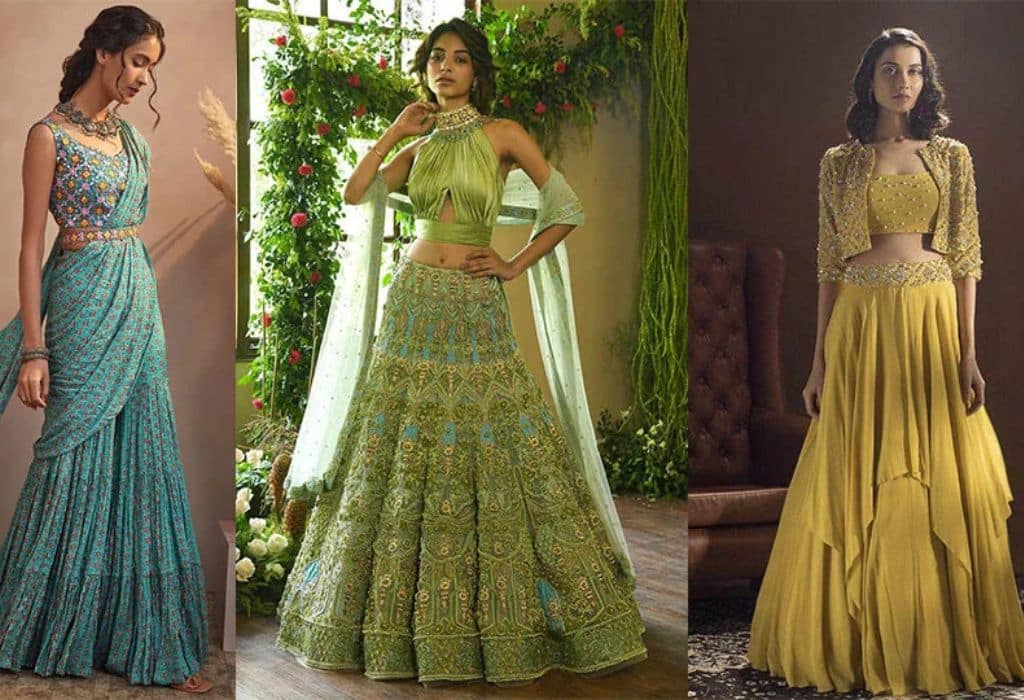 2025 Bridal Fashion Forecast: Saree Drapes, Hairstyle, Embroidered Lehengas & Western Fusion Looks