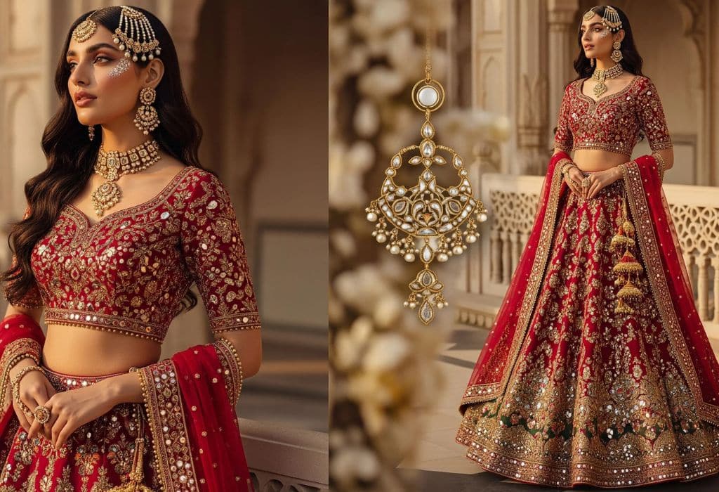 2025 Bridal Fashion Forecast: Saree Drapes, Hairstyle, Embroidered Lehengas & Western Fusion Looks