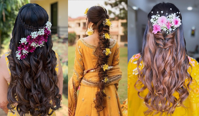 Haldi & Engagement Hair: Simple Yet Stunning Styles for Brides