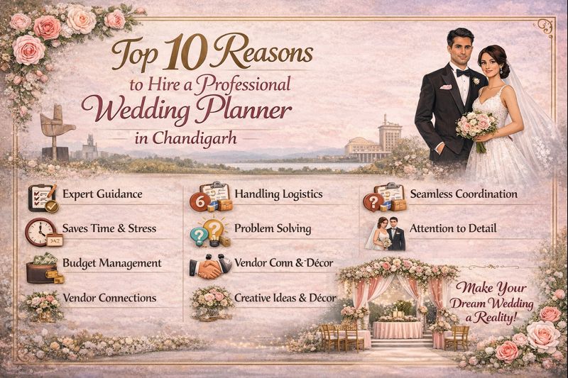 Top 10 Reasons to Hire a Professional Wedding Planner in Chandigarh