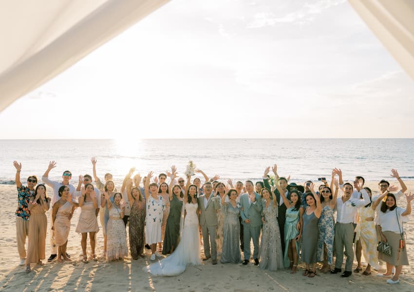 Beach Wedding Experience for the Guests